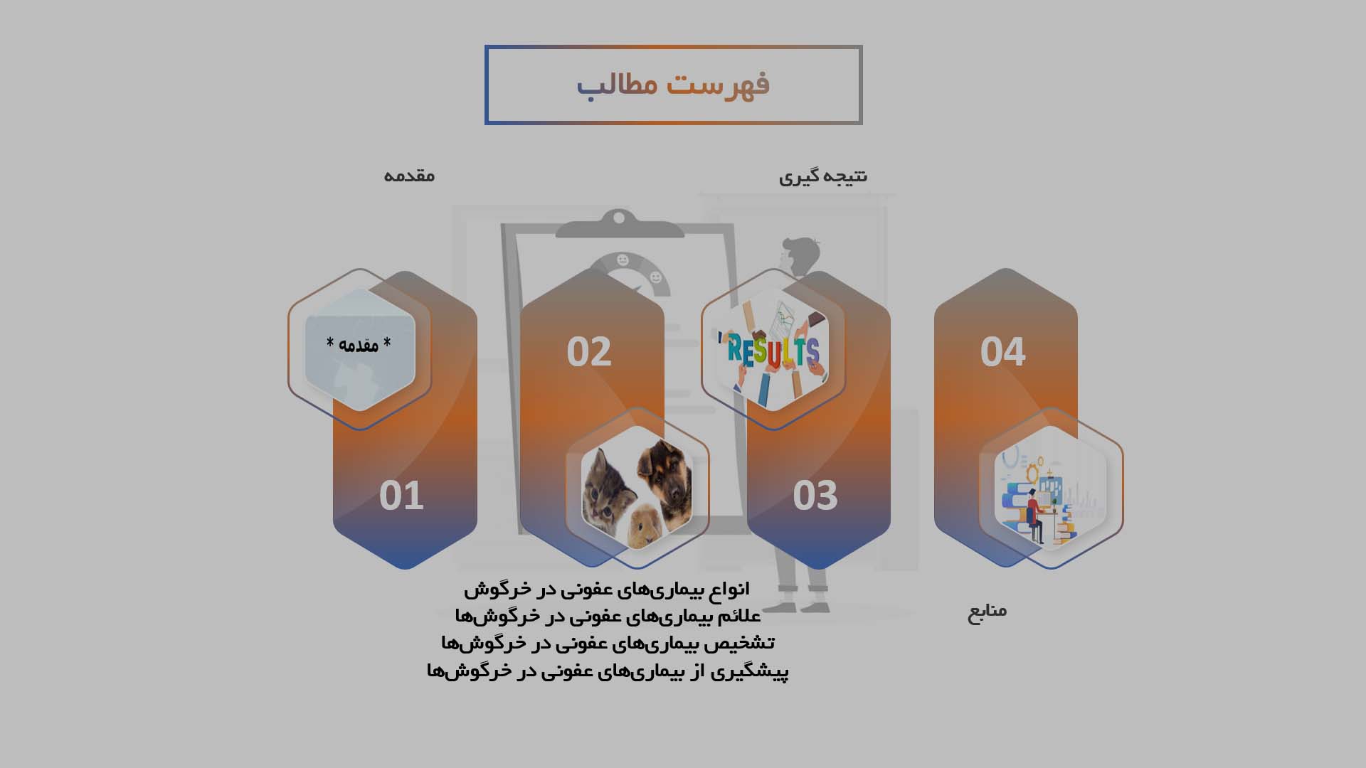 پاورپوینت پیشگیری و درمان بیماری‌های عفونی در خرگوش‌ها